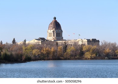 Clear View Of Newly Refurbished Dome Saskatchewan Legislature 