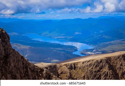 Clear View From The Top Of The Ben Nevis