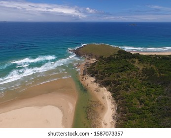 Clear water and clear sky Moonee Beach Australia