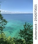 Clear Waters of Lake Superior at Pictured Rocks in Michigan