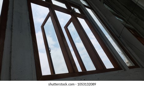 clear window in building