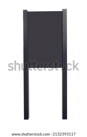 Cleared exploated board under the regulations on the pole isolated on a white background Stock photo © 