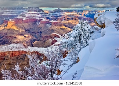 Clearing storm over south rim, Grand Canyon, Arizona - Powered by Shutterstock