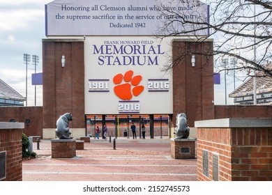 Clemson, SC, USA - Jan 2, 2021: Frank Howard Filed Memorial Stadium