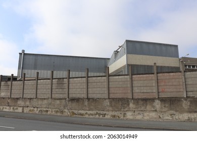 Clermont Ferrand, France - 10 10 2021 : Michelin Company Tire Manufacturing Plant, Exterior View, City Of Clermont Ferrand, Puy De Dome Department, France