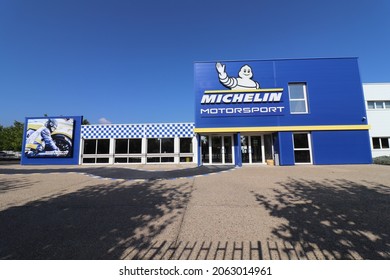 Clermont Ferrand, France - 10 10 2021 : Michelin Company Tire Manufacturing Plant, Exterior View, City Of Clermont Ferrand, Puy De Dome Department, France