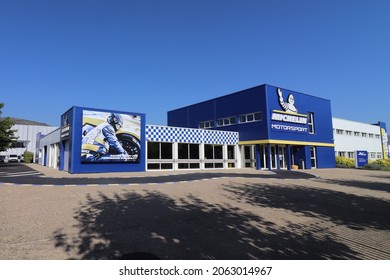 Clermont Ferrand, France - 10 10 2021 : Michelin Company Tire Manufacturing Plant, Exterior View, City Of Clermont Ferrand, Puy De Dome Department, France