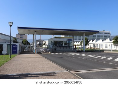 Clermont Ferrand, France - 10 10 2021 : Michelin Company Tire Manufacturing Plant, Exterior View, City Of Clermont Ferrand, Puy De Dome Department, France