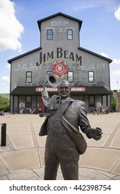 CLERMONT, Kentucky, USA - June 18, 2016: Tourists visit the Jim Beam Stillhouse on June 18, one of the stops on the Kentucky bourbon trail.