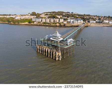Clevedon Pier is a seaside pier in the town of Clevedon, Somerset, England on the east shore of the Severn Estuary.