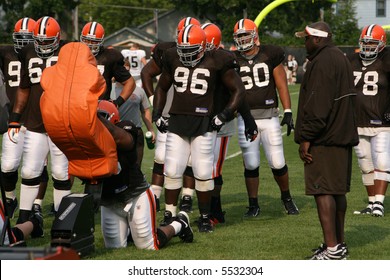 Cleveland Browns Players At Training Camp