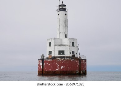 Cleveland Ledge Lighthouse, Buzzards Bay, Cape Cod, Massachussets.