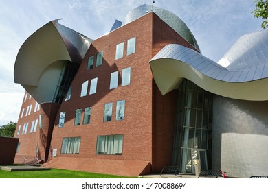 CLEVELAND, OH -23 JUN 2019- View Of The Frank Gehry Designed Peter B. Lewis Building, Home Of The Weatherhead School Of Management At Case Western Reserve University In Cleveland, Ohio.