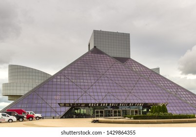 Cleveland, OH / United States - Sept. 12, 2015:  Landscape View Of The Rock And Roll Hall Of Fame