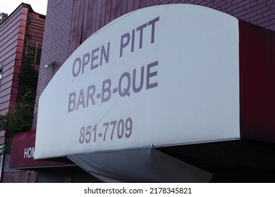 Cleveland Ohio June 25, 2022
Original Open Pitt Barbeque Restaurant.