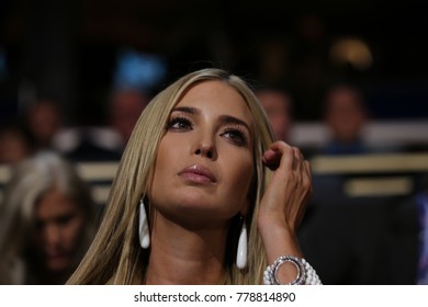 Cleveland, Ohio, USA, 19th July, 2016
Ivanka Trump Oldest Daughter Of Donald Trump Sits In The Family Box At The Republican National Convention