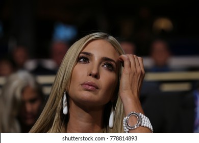 Cleveland, Ohio, USA, 19th July, 2016
Ivanka Trump Oldest Daughter Of Donald Trump Sits In The Family Box At The Republican National Convention