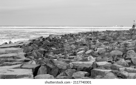 Cleveland Winter Coast Lake Erie