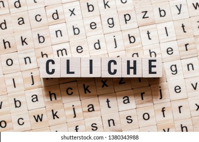 Cliche word concept - Shutterstock ID 1380343988