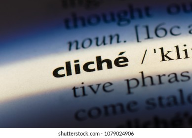 cliche word in a dictionary. cliche concept - Shutterstock ID 1079024906