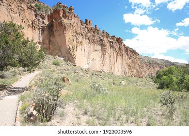 Cliff In Bandelier National Monument, New Mexico, USA