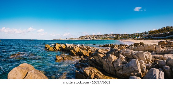 Cliff and beach of George, Kynsna, Mossel Bay, South Africa