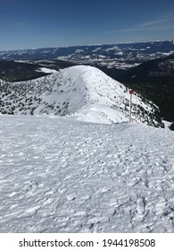 Cliff At The Big White Ski Resort