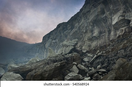 The Cliff Of Calcium Carbonate