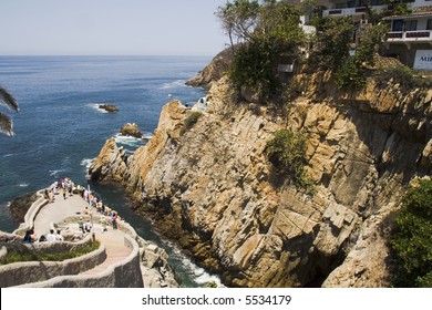 Cliff Diving In Acapulco, Mexico