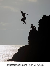 Cliff Diving Of Black Rock Maui Hawaii