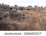 Cliff dwellings at Montezumas Well near Rimrock, Arizona