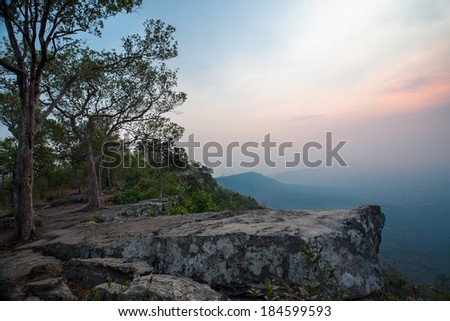 Cliff with Light of the sun (Thailand)