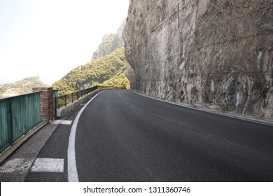 Cliff Side Road Almafi Coast