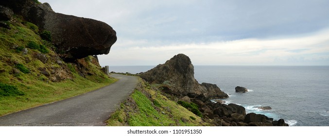 Cliff Side Road In Orchid Island