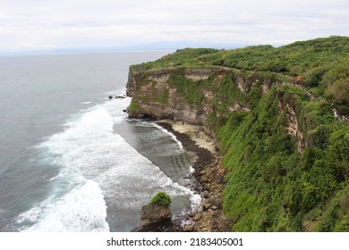 Cliff viewed from Ulu Watu Temple in Bali