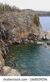 Cliff's Along Lake Superior's  North Shore Drive.