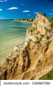 Cliffs At Cape Kidnappers, New Zealand