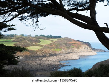 cliffs coast and three
