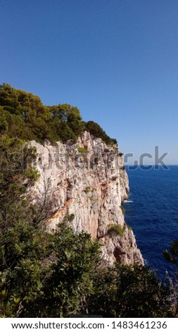 Cliffs of croatian island Dugi Otok