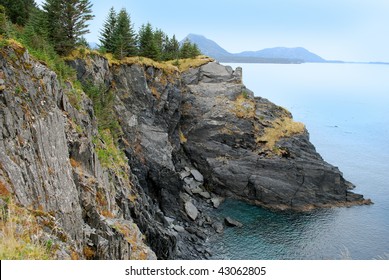 Cliffs At Kodiak Island, Alaska