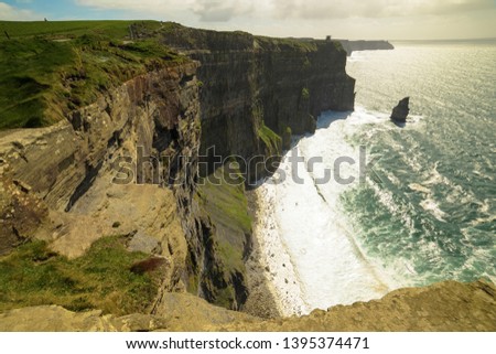 Cliffs of Maher Ireland Ocean
