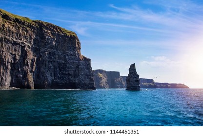 The Cliffs of Moher, Branaunmore Sea Stack, County Clare, Ireland