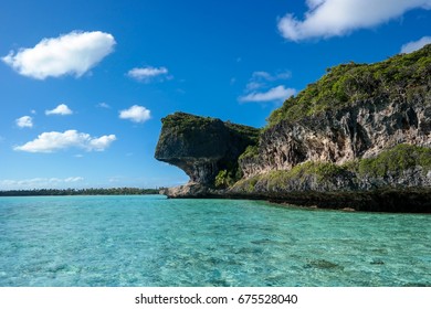 The Cliffs On The Idyllic Island Of Ouvéa, New Caledonia