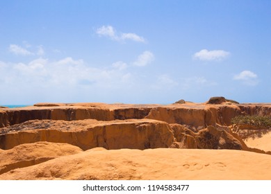 Cliffs under blue sky