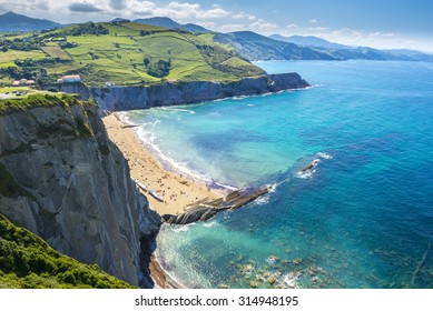 Cliffs Of Zumaia, Basque Country (Spain)