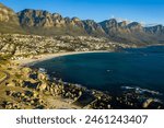 Clifton Beach, Cape Town, at sunset, South Africa, Africa