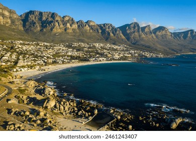 Clifton Beach, Cape Town, at sunset, South Africa, Africa - Powered by Shutterstock