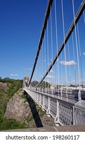 The Clifton Suspension Bridge Crossing The River Avon Is A Proud Landmark Of The City Of Bristol