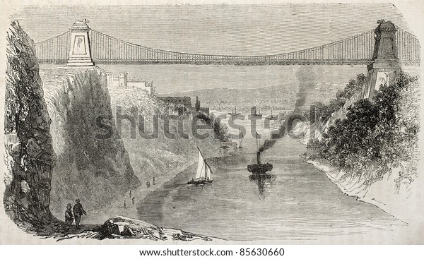 Clifton Suspension Bridge England By Unidentified Stock Photo (Edit Now ...