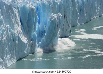 Climate Change - Antarctic Melting Glacier In A Global Warming Environment